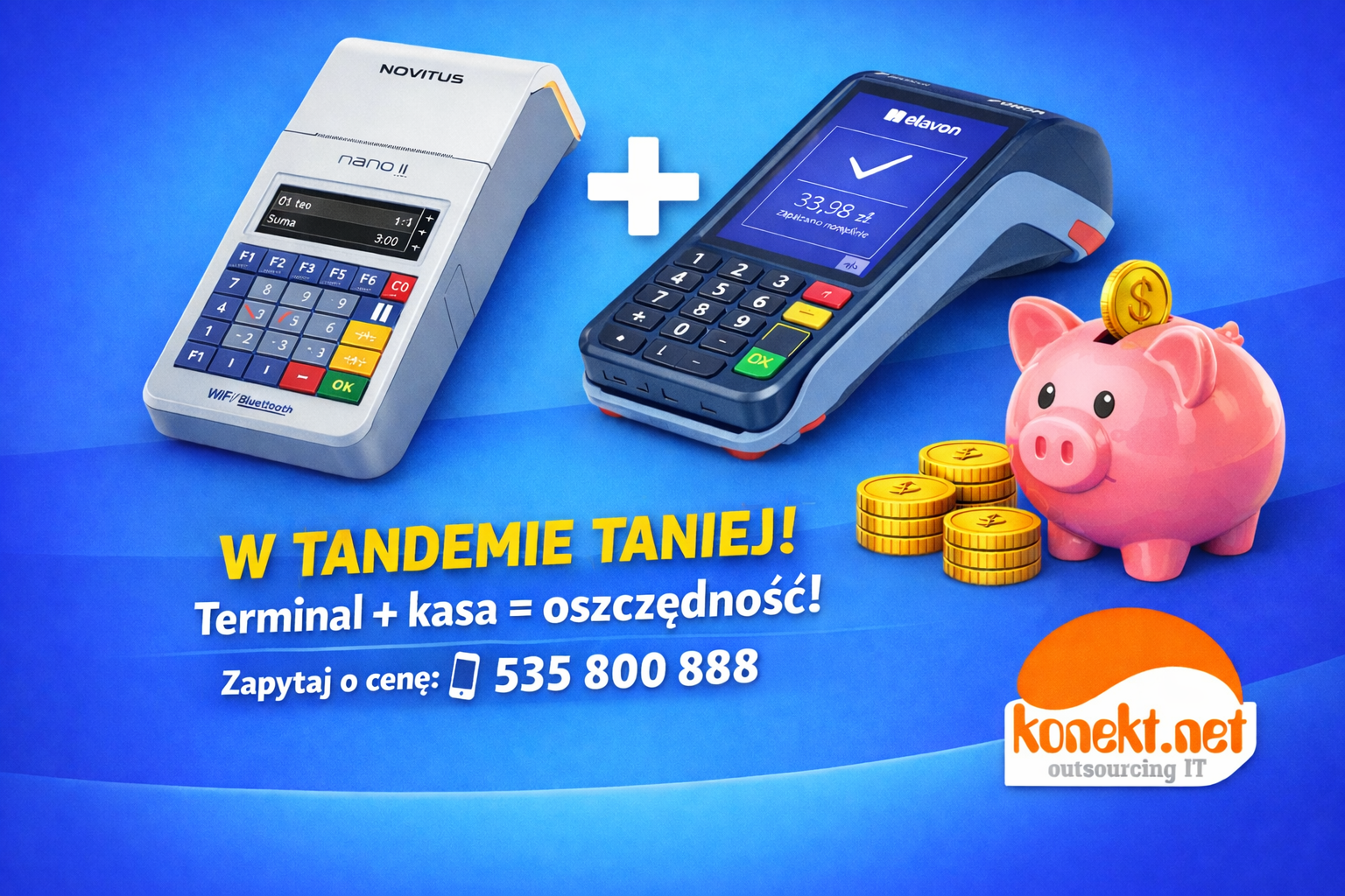 Promocja kasa fiskalna z terminalem